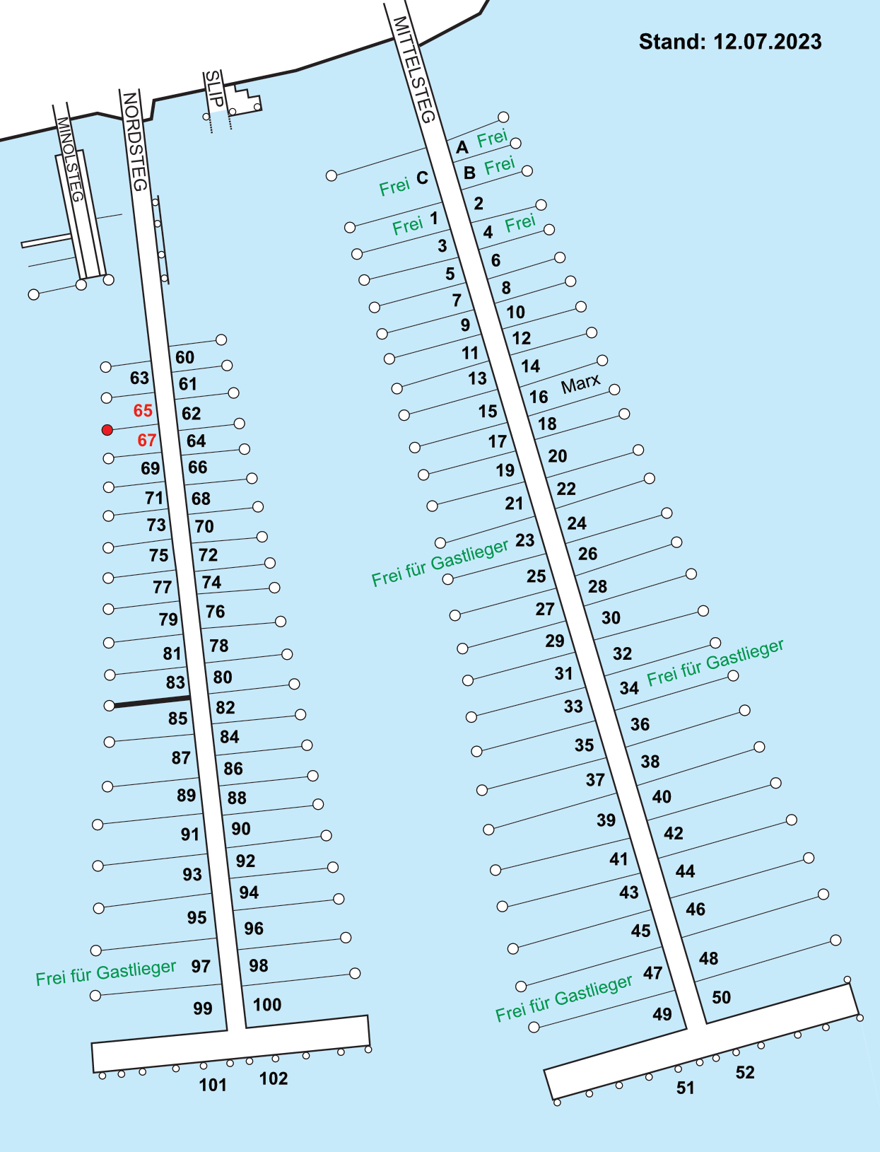 SSVR Lageplan Gastlieger